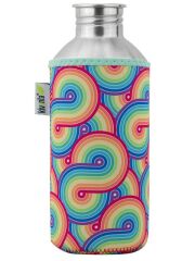 Kivanta Isolierh&uuml;lle 1200 ml - Retro Rainbow