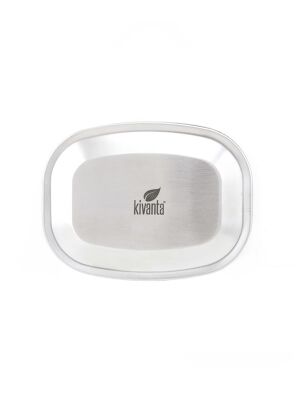 Edelstahl Deckel für Kivanta Lunchbox M