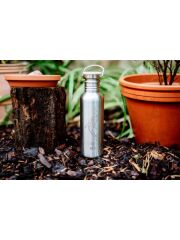 Kivanta 750 ml Edelstahl Trinkflasche (ohne Deckel) | LOVE WATER (Wal)