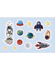Kivanta Sticker-Set für Brotdose & Co -  "LOVE SPACE"