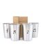 LunchBuddy Edelstahl Becher 300 ml 4er Set - Love Music