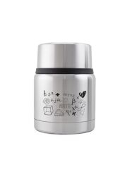 Kivanta Edelstahl Isolierbehälter 350 ml mit Becher - Mathematic Edition