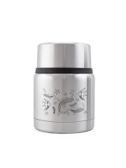 Kivanta Edelstahl Isolierbehälter 350 ml mit Becher | LOVE WATER (Wal)