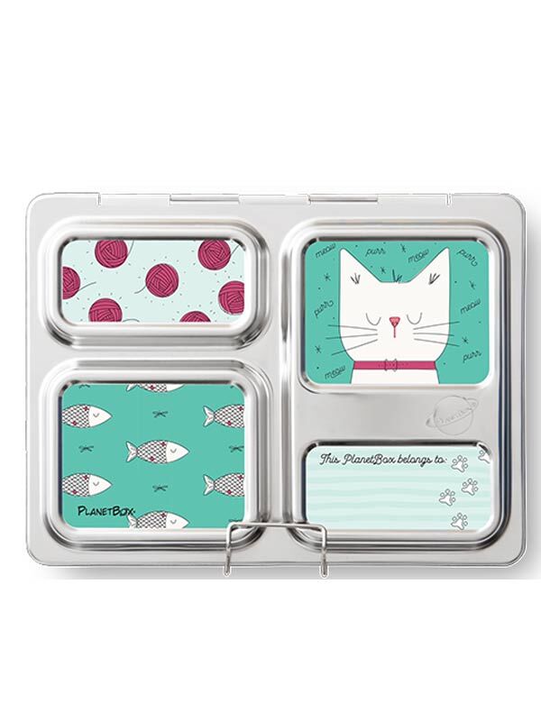 PlanetBox Magnete für Brotdose Launch - Cats