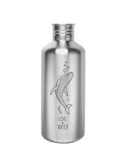 Kivanta 1200 ml Edelstahl Trinkflasche LOVE WATER / Wal...