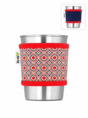 Kivanta Sleeve für Trinkbecher 300 ml - Retro Point