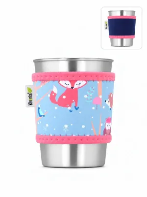 Kivanta Sleeve für Trinkbecher 300 ml - Tiere im Winter