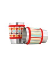 Kivanta Sleeve f&uuml;r Trinkbecher 300 ml - Streifen