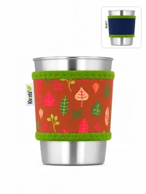 Kivanta Sleeve für Trinkbecher 300 ml - Blätter