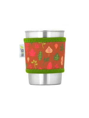 Kivanta Sleeve für Trinkbecher 300 ml - Cozy Leafs