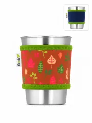 Kivanta Sleeve für Trinkbecher 300 ml - Blätter
