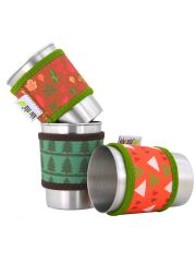 Kivanta Sleeve für Trinkbecher 300 ml - Cozy Leafs