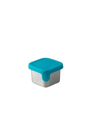 PlanetBox Little Square Dipper (Rover) mit Silikondeckel - Teal