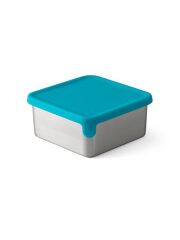 PlanetBox Big Square Dipper (Launch & Shuttle) mit Silikondeckel - Teal