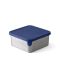 PlanetBox Big Square Dipper (Launch & Shuttle) mit Silikondeckel - Navy