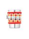 Kivanta Trinkbecher Set "Red" - 4x Sleeves + 4x Trinkbecher