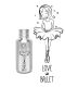 Kivanta 500 ml Edelstahl Trinkflasche LOVE BALLETT Edition (ohne Deckel)