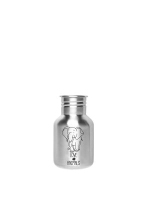 Kivanta 350 ml Edelstahl Trinkflasche LOVE ANIMALS /...