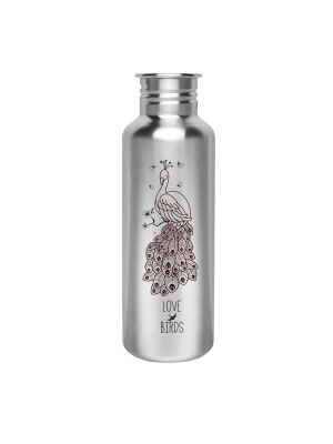 Kivanta 750 ml Edelstahl Trinkflasche LOVE BIRDS Edition...