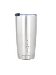 LunchBuddy isolierter Kaffeebecher XL 570 ml - Edelstahl + GRATIS Edelstahl Trinkhalm