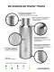 Kivanta 500 ml Edelstahl Trinkflasche (ohne Deckel) | LOVE WATER (Qualle)