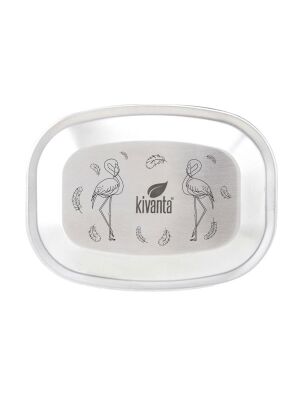 Kivanta Motiv-Deckel für Lunchbox XL - LOVE BIRDS | Flamingo