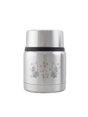 Kivanta Edelstahl Isolierbehälter 350 ml mit Becher | LOVE WATER (Oktopus)