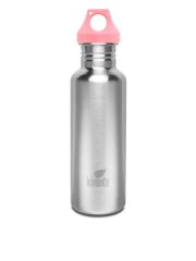 Kivanta 750 ml Edelstahl Trinkflasche inkl. Loop Cap - Rose