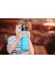 LunchBuddy Wide to go M Edelstahl-Isolierflasche 530 ml | Mix &amp; Match | Ozeanblau