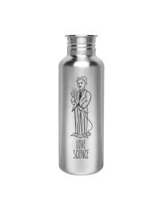 Kivanta 750 ml Edelstahl Trinkflasche LOVE SCIENCE Nikola Tesla (ohne Deckel)