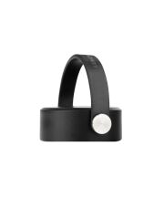 LunchBuddy 350 ml Wide S Isolierflasche &quot;to go&quot; mit Uni-Deckel + Gratis Step Deckel - Schwarz