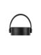 LunchBuddy 350 ml Wide S Isolierflasche "to go" mit Uni-Deckel + Gratis Step Deckel - Schwarz