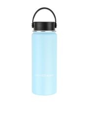 LunchBuddy 530 ml Wide M Isolierflasche "to go" mit Uni-Deckel - Gletscherblau