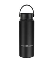 LunchBuddy 530 ml Wide M Isolierflasche "to go" mit Uni-Deckel - Schwarz