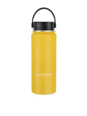 LunchBuddy 530 ml Wide M Isolierflasche "to go" mit Uni-Deckel - Sonnengelb