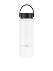 LunchBuddy 530 ml Wide M Isolierflasche "to go" mit Uni-Deckel - Frostweiß