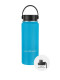 LunchBuddy 530 ml Wide S Isolierflasche "to go" mit Uni-Deckel + Gratis Step-Deckel - Ozeanblau