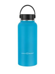 LunchBuddy 940 ml Wide "to go XL" Isolierflasche mit Uni-Deckel - Ozeanblau