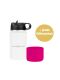 LunchBuddy 350 ml Wide "Kids" Isolierflasche mit Tube-Deckel - Frostweiß