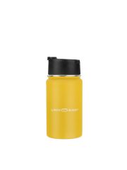 LunchBuddy 350 ml Wide "Kaffee" Isolierflasche mit Kaffee-Deckel - Sonnengelb