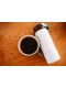 LunchBuddy 350 ml Wide "Kaffee" Isolierflasche mit Kaffee-Deckel - Sonnengelb
