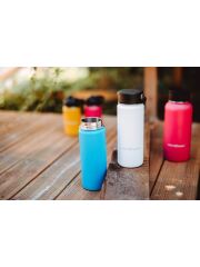 LunchBuddy Wide M Edelstahl-Isolierflasche 530 ml | Kaffee-Deckel | Gletscherblau