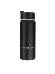 LunchBuddy 530 ml Wide &quot;Kaffee M&quot; Isolierflasche mit Kaffee-Deckel - Schwarz