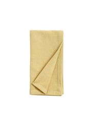 Nordal Serviette / gesäumt / 40 cm x 40 cm - light yellow
