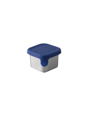 PlanetBox Little Square Dipper (Rover) mit Silikondeckel - Navy