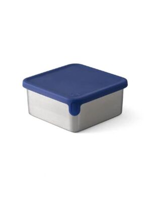 PlanetBox Big Square Dipper (Rover) mit Silikondeckel - Navy