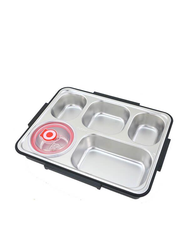 LunchBuddy runder Behältereinsatz mit Deckel für Brotdose und Portionsteller