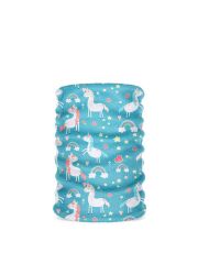 Kivanta Bandana / Loop-Schal (Kinder) - Einhorn (blau)