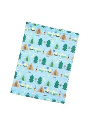 Kivanta Bandana / Loop-Schal (Kinder) - Camping (blau)
