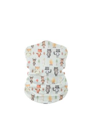 Kivanta Premium Loop-Schal (Kinder) - Forest Animals